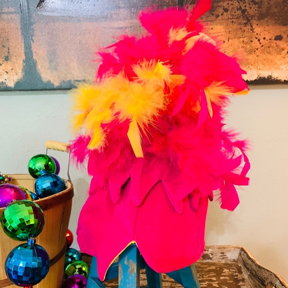 CIRQUE DU SOLEIL KOOZA Feather Hat EUC OS - Picture 5 of 7